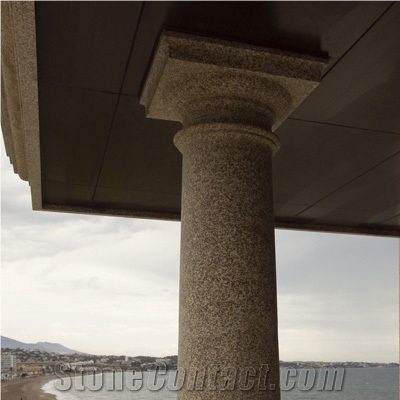Grey Granite Columns