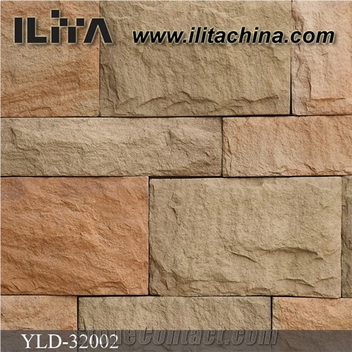 Ledgestone, Brown Sandstone Cultured Stone