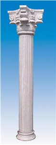 Stone Column, White Marble Column