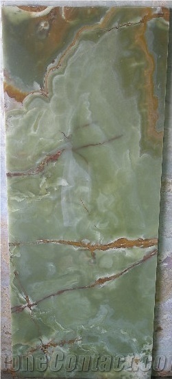 Multi Green Onyx Slab and Tile, Multicolor Green Onyx