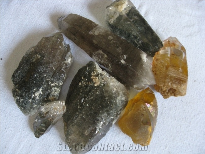 Natural Black Rutile Quartz 89gr From Pakistan 2.6 inch C26