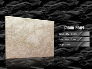 Cream Pearl, Iran Beige Marble Slabs & Tiles