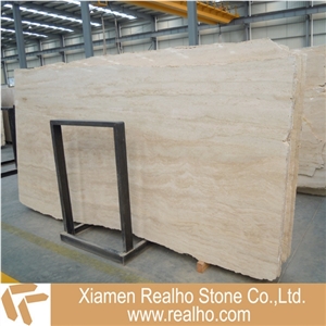 Italy White Travertine, Travertino Bianco Navona White Travertine Slabs