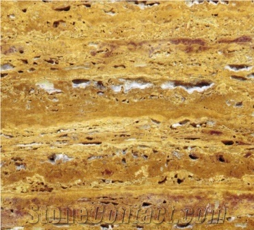 Golden Traventine, Turkey Yellow Travertine Slabs & Tiles
