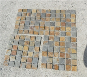 Copper Rust Slate Mosaic