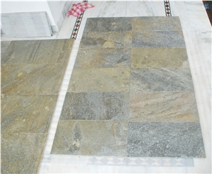 Deoli Green Slate Tiles, India Green Slate