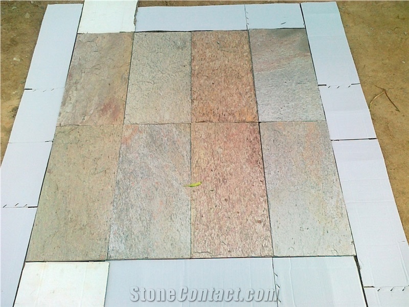 Golden Slate Tiles,India Yellow Slate