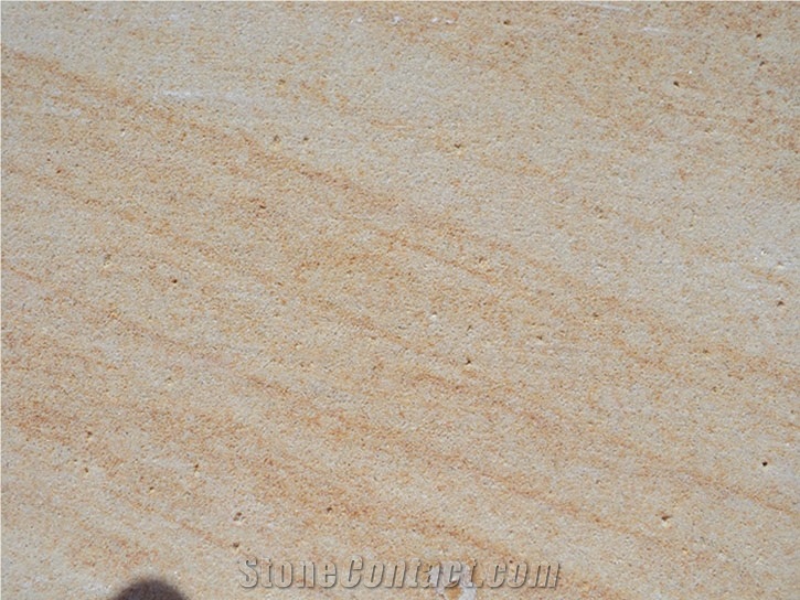 Teak Wood Sandstone Tiles&Slabs,India Yellow Sandstone