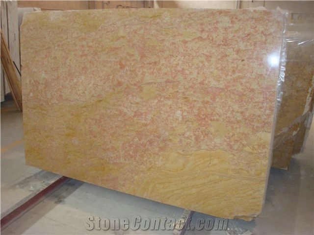 Giallo Rosato (Yellow Rose), Italy Yellow Marble Slabs & Tiles