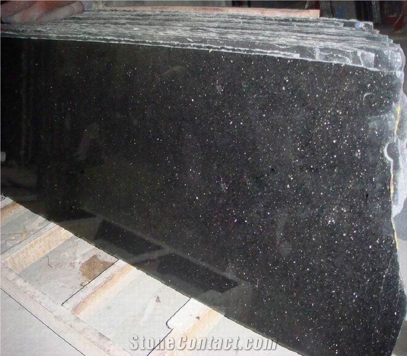 Black Galaxy Granite Slab(low Price)