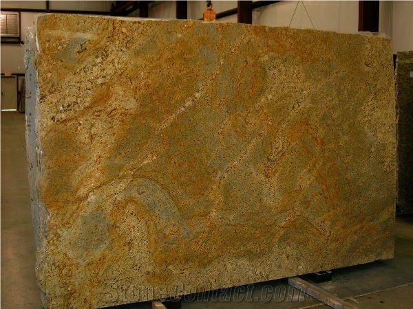 Brazil Yellow River Granite Slab Own Factory From China