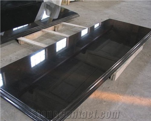 Chinese Hebei Black Granite Countertop Low Price From China