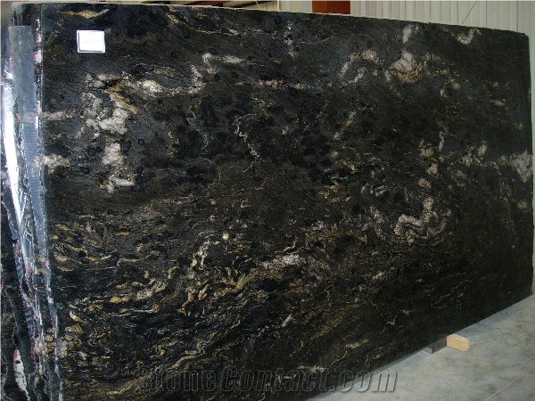 Cosmic Black Granite Slab(good Polished)