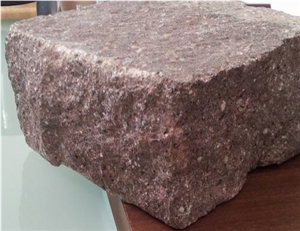 Granite Red Cube Stone (low Price)