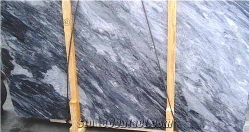 Polished Bardiglio Bluette Marble Slab(own Factory