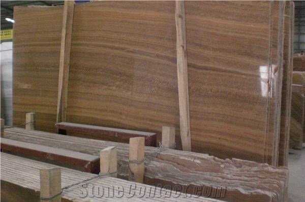 Polished Golden Wood Vein Marble(good Quality)