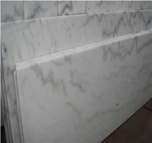 Polished Guangxi White Marble Countertop
