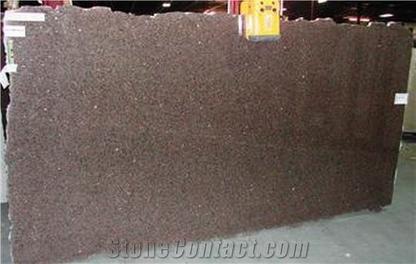 Polished Marron Castor Granite Slab(high Polished)
