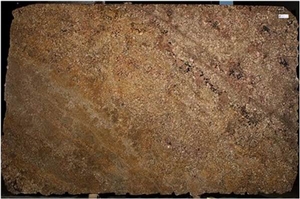 Polished Mocha Mountain Granite Slab(Own Factory), Brazil Brown Granite