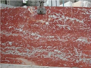 Polished Rosso Francia Marble Slab(own Factory)