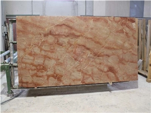 Polished Rosso Tramonto Marble Slab