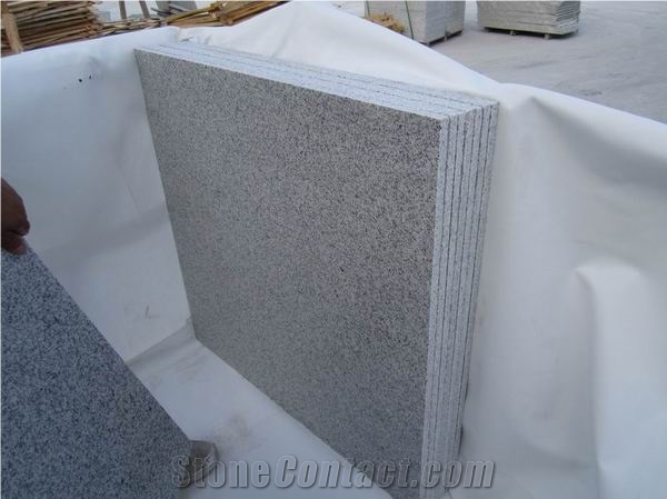 Polished Sesame White Granite Tile(own Quarry)