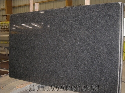 Polished Steel Grey Granite Slab(Good Polished)