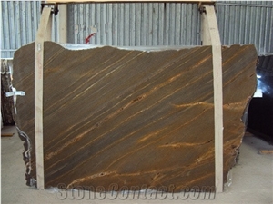 Polished Sucupira Brown Granite Slab(good Price)