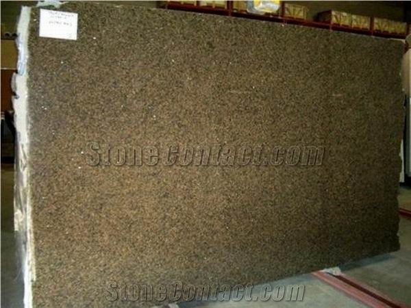 Polished Tropical Gold Granite Slab(good Thickness