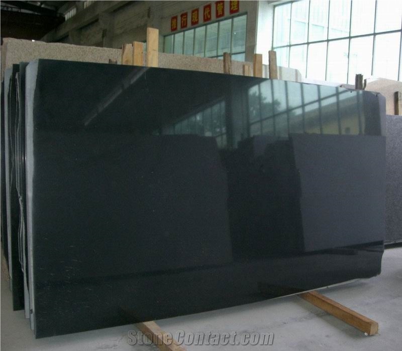 Shanxi Black Granite Slab(low Price)