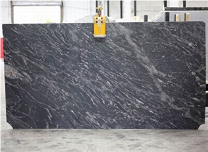 Tempest Black Granite Slab(good Polished)