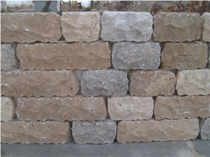 Travertine Wall Stone, Corner and Bricks