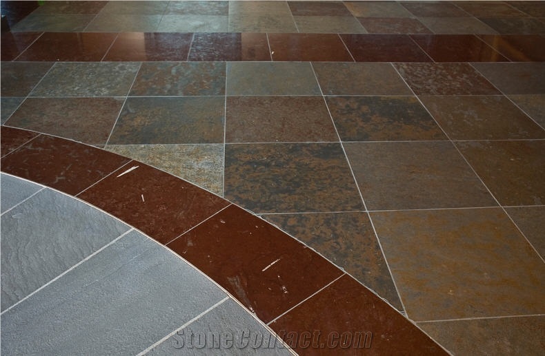 Redheart Limestone Floor Tiles