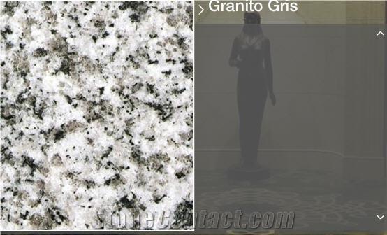 Gris Perla Blanco Granite Slabs, Spain White Granite