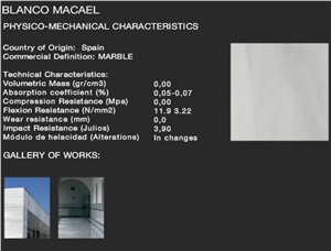 Blanco Macael Marble Slabs, Spain White Marble