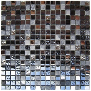 MS- Glass Mosaic Madrid Metallic