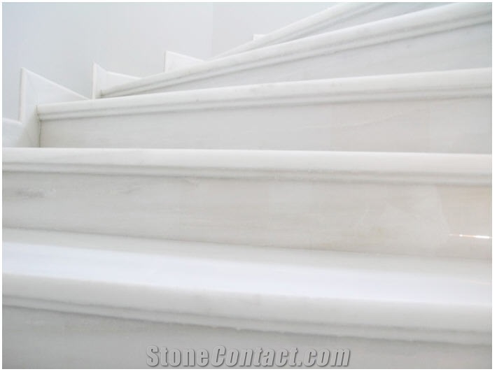 Dionysos White Marble Stairs