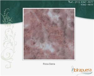 Rosa Siena Marble Slabs, Brazil Red Marble