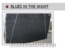 Blue in the Night Granite Slabs, Angola Black Granite