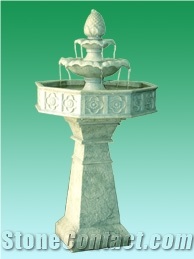 Feng Shui Fountain, White Marble Fountain