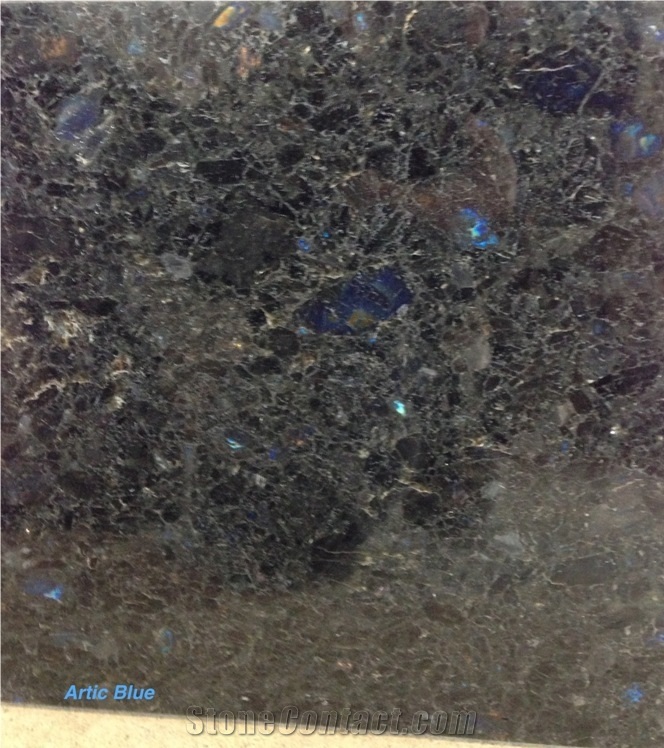 Artic Blue Tiles, Polar Blue Granite from Italy - StoneContact.com