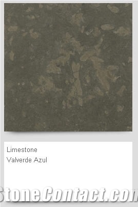 Azul Valverde Limestone Slabs, Portugal Grey Limestone