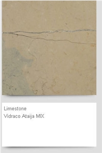Vidraco Ataija Mix Limestone Slabs, Portugal Beige Limestone