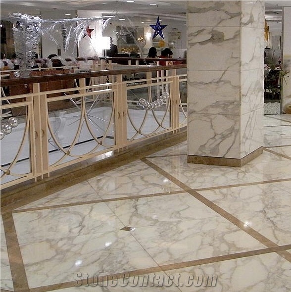 Calacatta Marble Floor Tiles, Calacatta Gold Marble