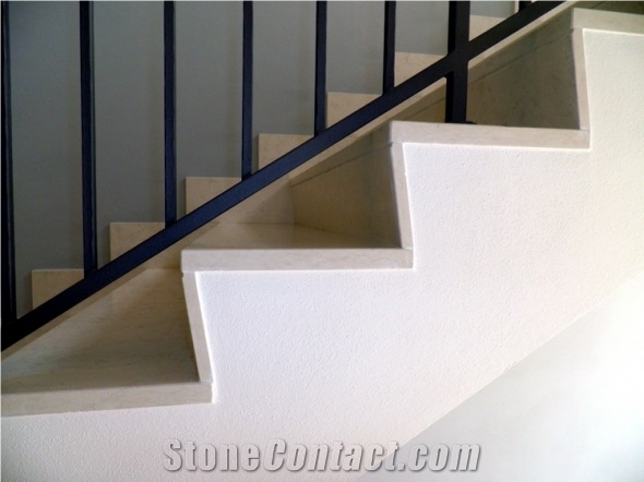 Biancone Di Asiago Stairs, White Limestone
