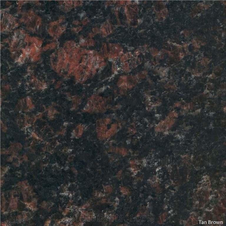 Tan Brown Granite Slabs, India Brown Granite