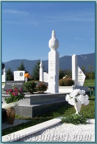 Monuments with in White Marble, Caska White Marble
