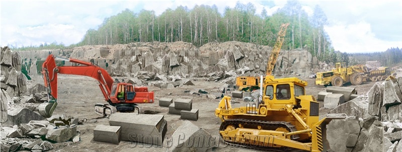 Own Quarry Karelia Black Granite Blocks