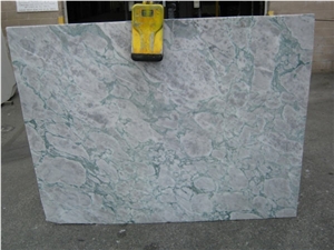 Chantilly Lace, Lotus Green Marble Slabs