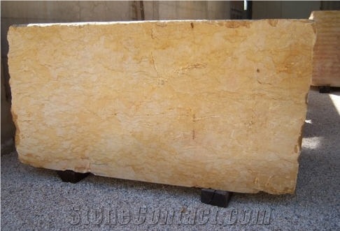 Giallo Reale Marble Block, Italy Yellow Marble